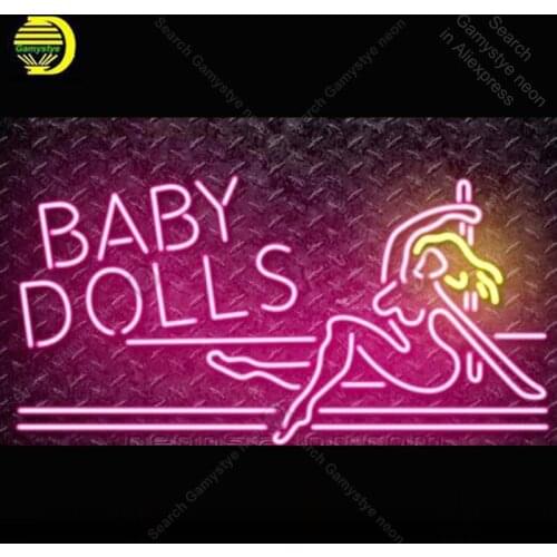 Neon Sign for baby dolls girls strip club neon sign home improvement jobs near me . neon sexy lady sign Bar room Accesaries