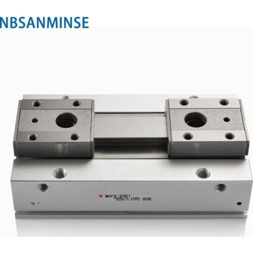 NBSANMINSE MHF2 Low Profile Air Gripper Air Pneumatic Gripper Linear Electric Parallel Gripper SMC Type Air Cylinder