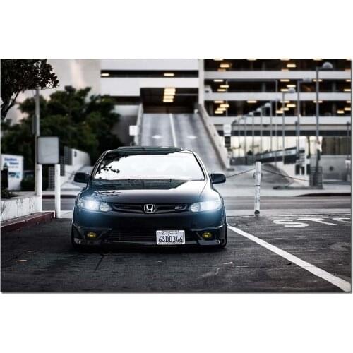 Civic SI Car Poster Canvas Paintings Wall Art Pictures Prints for Living Room Home Decor