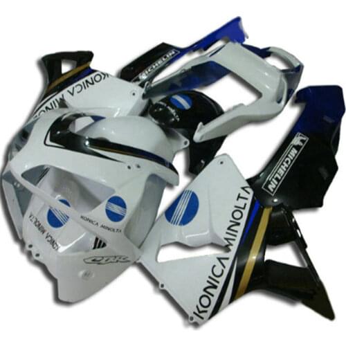 Motorcycle white blue Black Full Fairing KIT For CBR600RR CBR 600RR CBR600 RR 2003-2004 ABS Plastic od5