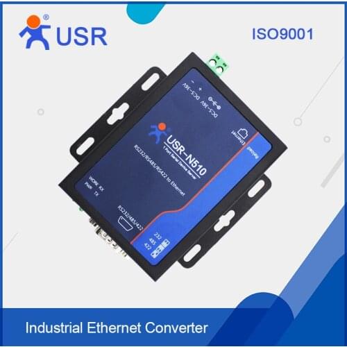Serial to Ethernet RJ45 Converter RS232/RS485/RS422 Single Serial Device Server To TCP/IP Ethernet Converter Modbus Gateway Q095