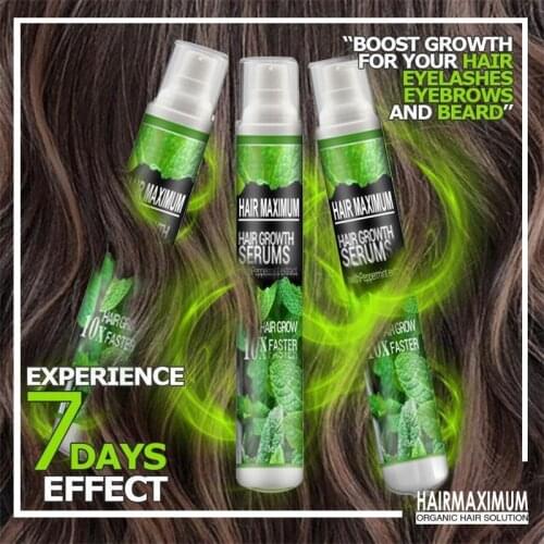 Hair Grower Hair Growth Essence Spray Hair Loss Treatment Serum Nourish Roots Fast Germinal Hair Care for Men Women 10ml