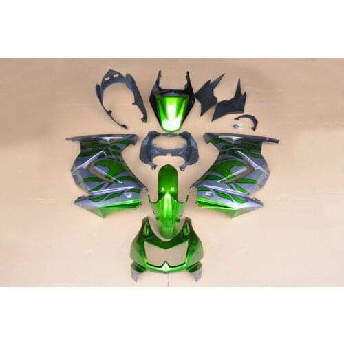 UV Paint Bodywork Fairing Injection Mold For Kawasaki Ninja 250R 2008 2009 2010 2011 2012 (1) [CK1124]