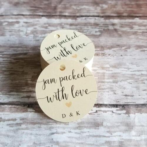 Packed with Love, Custom tag, Design thank you tag, wedding favor, Design bridal shower favor, Personalised baby shower tag