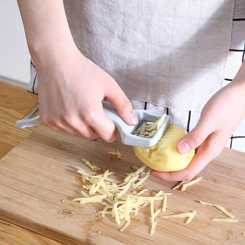 1pc Plastic Vegetable Fruit Potato Peeler Cutter Household Double-Sided Gadget Peeling Portable Home Kitchen Tools Accessories