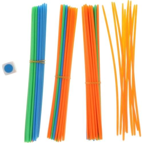 100 PCS Colorful Mikado Pickup Sticks Game Set Parent-child Interactive Toy