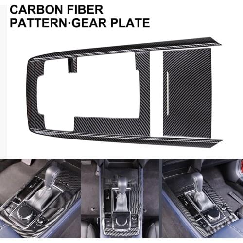 For Mazda CX-30 2020-2021 LHD Accessories interior Car Center Console Panel Cover Decorative Sticker Cup Holder Gearbox Sticker