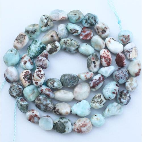 Natural Larima 3-15mm Irregular beads 15"/38cm per strand