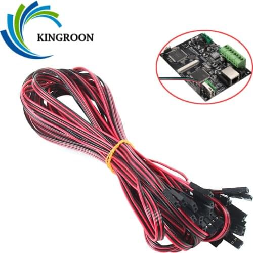 5pcs 2pin 3pin 4pin Male to Female Dupont Cable 70cm 3D Printer Dupont Cable Double-Head Terminal Jumper Wire Dual Headed Line