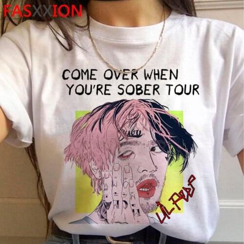 Lil Peep Harajuku Graphic Unisex T-shirt Men Rip LIL. PEEP Cry Baby T Shirt Funny Anime Hip Hop Tshirt Streetwear Top Tees Male