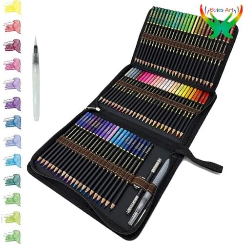 UK zzoneart 72 color color pencil, water soluble color lead brush, color pen professional painting set, hand drawing at supplies