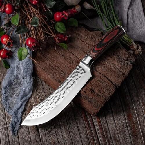 Forged Stainless Steel Butchers Knife Household Kitchen Knife Cooking Knife Fish Meat Cleaver Kitchen Knife