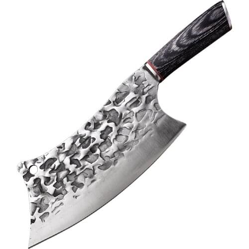 Forged Boning Knife Handmade Meat Cleaver Japanese High Carbon Steel Knife Chef Tang Sliced With Kitchen Knife Butcher Knife