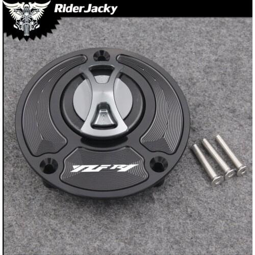 Keyless Motorcycle Fuel Gas Tank cap Cover For Yamaha R1 (all years)