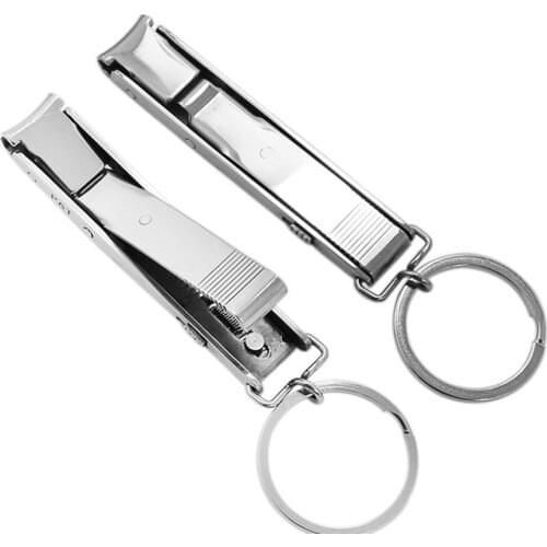 Stainless Steel Nail Clipper Ultrathin Folded Nail Clippers Nail File Toe Clippers Manicure Nail Scissors Home Essential