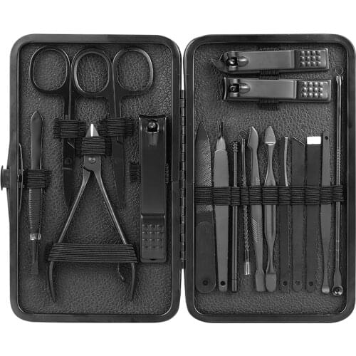 7-18PCS Nail Clipper Sets Manicure Set Pedicure Sets Nail Kit Professional Set Nail Cutter Manicure Kit Tools for Manicure Tool