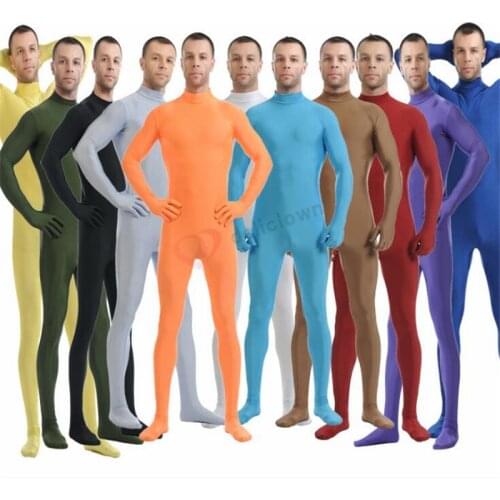 New Spandex Zentai Full Body Skin Tight Jumpsuit Unisex Zentai Suit Bodysuit Costume for Women Unitard Dancewear