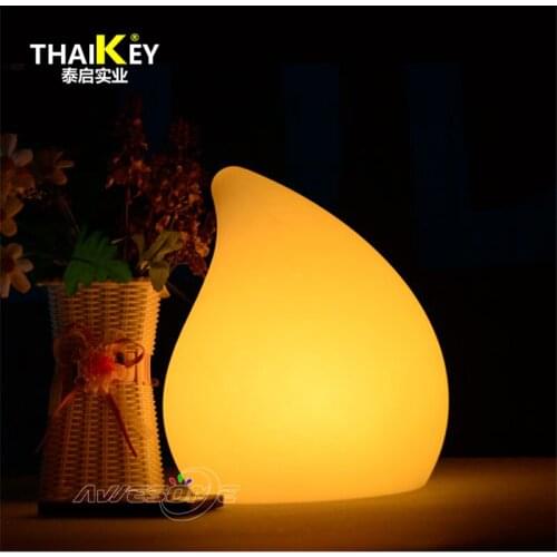 Rechargeable Waterdrop Shape Table Lamp 16 Color RGB PEACH Garden Party Decoration Ball IP68 Outdoor INDOOR Lamps With Remote