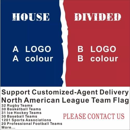 Different styles House Divided Flag 3ft x 5ft Polyeste Banner Flying Size No.4 90*150cm flag Making order links
