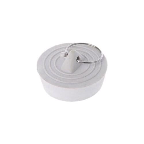 Rubber Sink Drain Stopper Plug With Hanging Ring For Bathtub Kitchen Bathroom