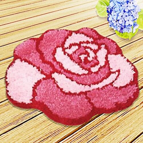 DIY Carpet Embroidery Material Latch Hook Rug Kits Cute Pattern Carpet Embroidery Kit Cross Stitch Handcraft Latch Hook Supplies