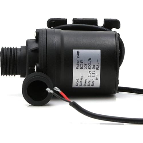 800L/H 5m DC 12V 24V Solar Water Heater Brushless Motor Circulation Water Pump