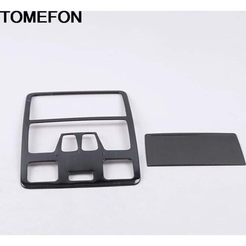TOMEFON For Ford Focus 2019 2020 Front Roof Top Reading Light Lamp Frame Molding Cover Trim Interior Accessories Stainless Steel