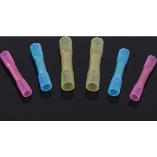 10/20/50Pcs/lots Heat Shrink Butt Waterproof Insulated Connector Terminal Nylon Brass Terminal bht series connectors
