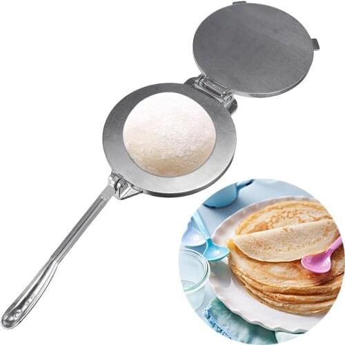 1pc 20cm Tortilla Maker Aluminium Dough Press Heavy Duty Restaurant Tool Kitchen Cooking Tortilla Pancake Gadgets