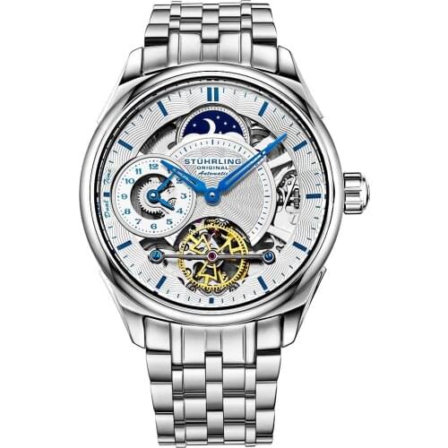 943B.01 Stührling 42mm Automatic Mens Wristwatch