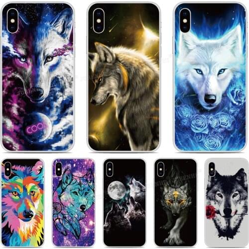 Print Art Wolf Phone Case For Asus Zenfone 7 Pro ZS671KS ZS670KS 6 5 5Z 4 Rog Phone 2 3 Max Pro M1 Plus M2 Shot Lite L1 Cover