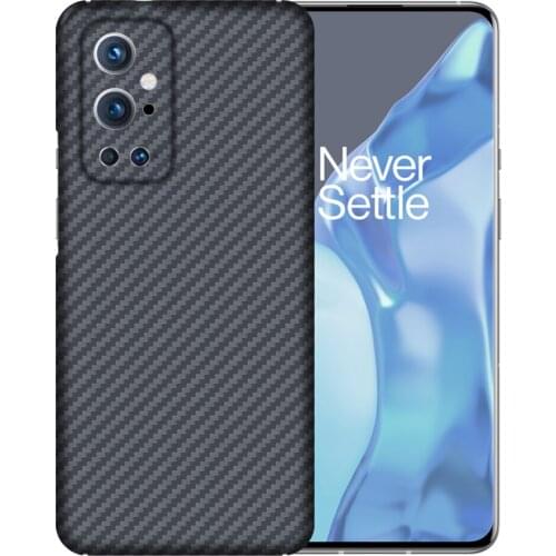 Pure Real Carbon Fiber Cases for Oneplus 9 Pro One Plus 9 5G Case Original Aramid Fiber Ultra Thin Shockproof Cover