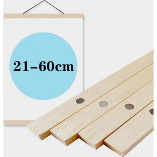 Wood Magnetic Poster Hanger Natural Frame Hanger Frame Painting Photo Frame Canvas Wall Art Craft Frame Art Hanger Frame