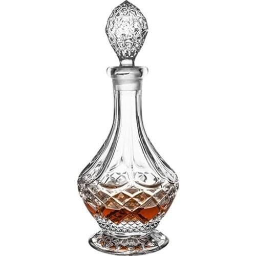 Fine lead-free crystal glass creative decanter whisky bottle Glass bottle wine bottle