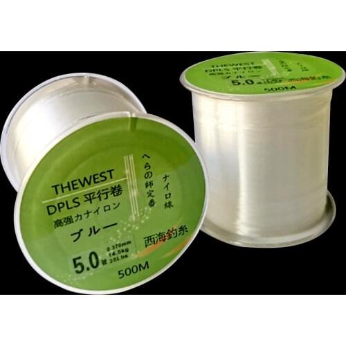 500m Fishing Line Nylon Super Strong Wear-resistant Japan Road pole nylon line for sea poles Rock Sea Fishing Line Rope Tool