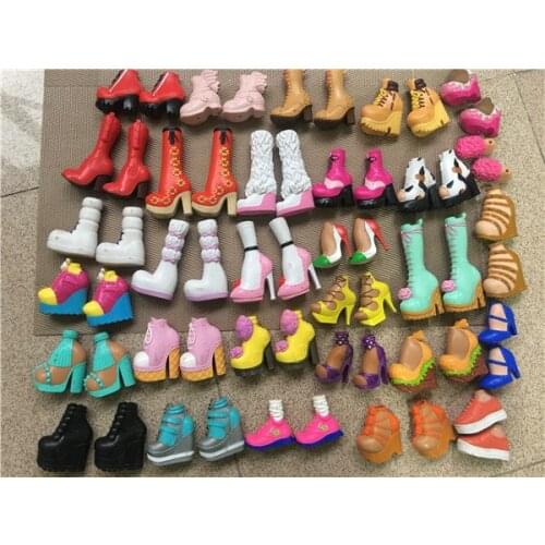 Original Bratz Doll Shoes High Heels Colorful Big Shoes