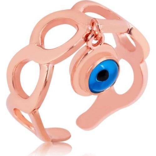 Original silver , Amulet Eye ,Ring, Good Quality and Affordable Amulet ,Rings Types