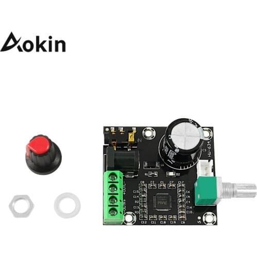 DC 6-15V 12V 2 x 15W PAM8610 Class D Digital Dual Power Audio Amplifier Board