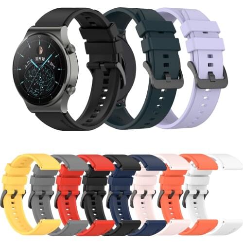 22mm Silicone Band Strap For Huawei Watch GT 2 GT2 Pro GT2E Wristband Sport Replacement Bracelet