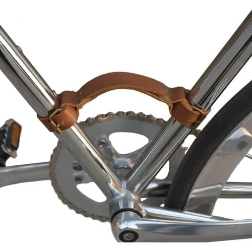 Retro Bicycle Handles Carry Leather Belt Riding Accessories Equipment Leather Bike Carry Handle Carrying