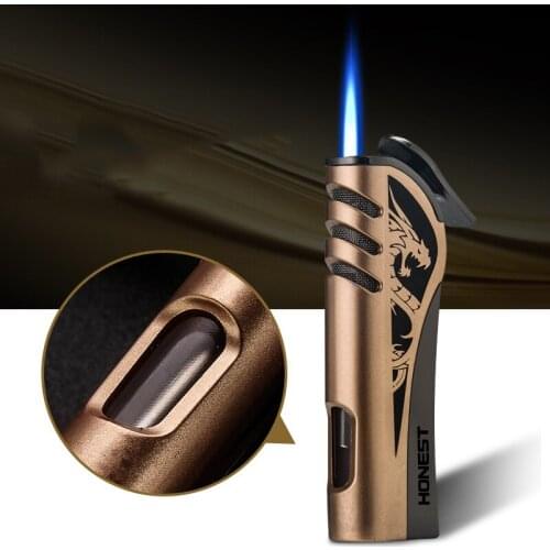 2020 Strip Torch Jet Dragon Lighter Windproof Gas Metal Lighter Inflatable Butane 1300 C Cigarette Cigar Lighter Gadgets For Men