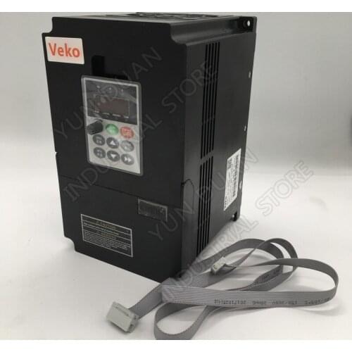 5.5KW VFD 380V 13A 3Phase 3PH input Vector inverter 3phase output PID Universal Frequency Converter CE For CNC Router Air Blower