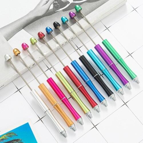 Portable 5Pcs Multi-color Flexible Exquisite Ball Point Pen Plastic Writing Pen Retractable for Students