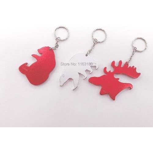 500Pcs/Lot Wholeasle Personalized Customized Key Chain Beer Bottle Opener Pocket Small Bar Claw Beverage Keyring Promotion Gift