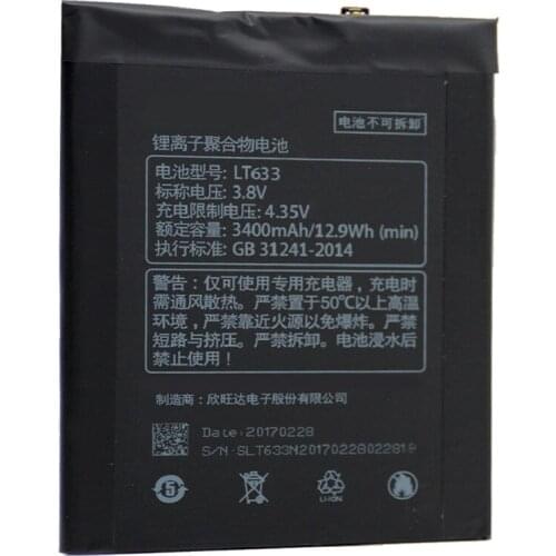 3400mAh LT633 Battery for Letv Le 1 Max X900 Le One Max X900 Battery