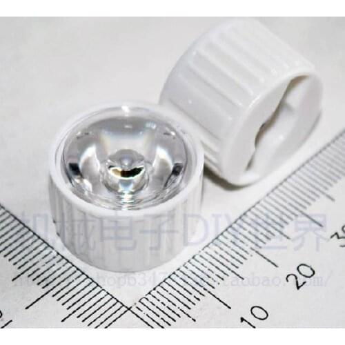 Free Shipping! 50pc High-power LED lighting Accessories 30 degree lens +DIY bracket Snoot lamp hood 175