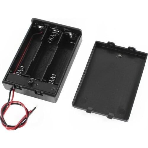 DIY Storage Box Holder Case High Quality 3x AA Battery Storage Case Box Clip Holder For 3 X AA Rechargeable Battery