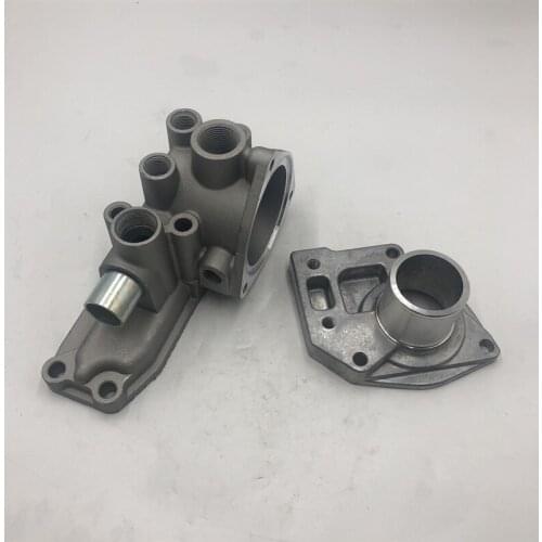 For excavator accessories Hitachi ZAX200-6 thermostat upper and lower seat / 6BG1 thermostat upper and lower cover assembly