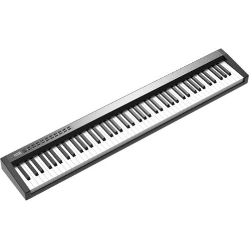 Electronic keyboard electronic professional beginner smart keyboard portable electric steel black dual speakers with bluetooth