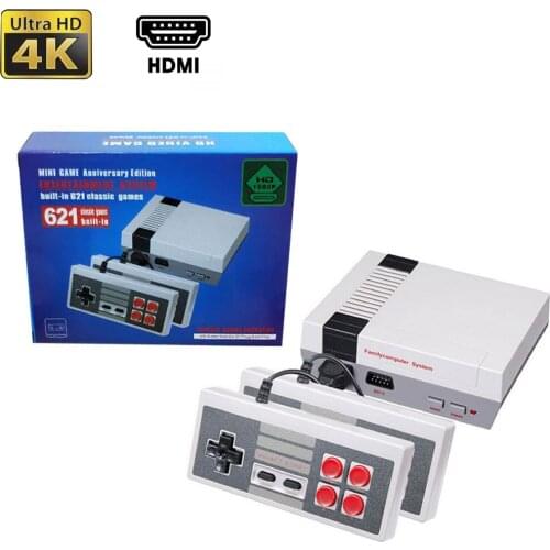 HDMI Output Mini TV Game Console 8 Bit Retro Video Game Wired Console Controller Built-In 621 Games Handheld Gaming Player Gift